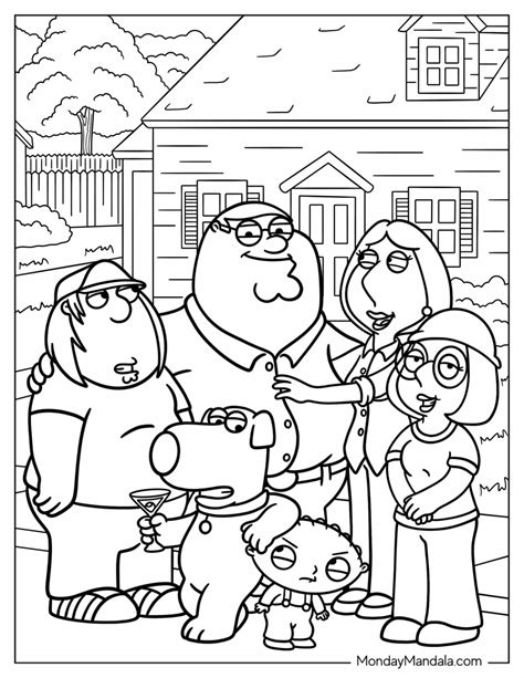 family guy coloring pages|Family Guy Coloring Pages (Free PDF Printables)